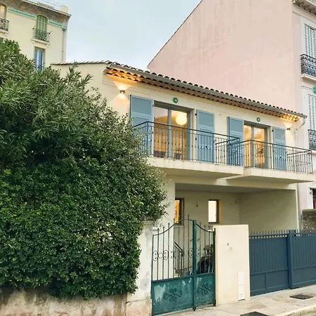 Villa In 4br 8p Ac Free Parking 2 Mns Walk To Palais Cannes